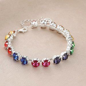 Zircon Bracelet Ladies Colorful Mori Hand Jewelry